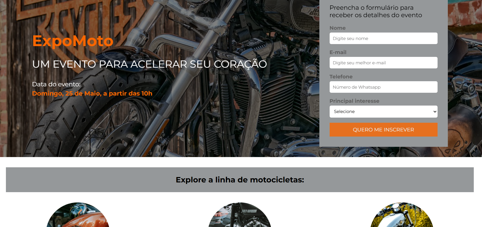 print pagina de login